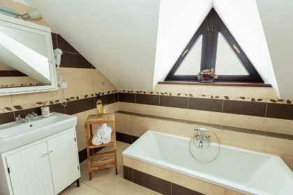 �umavsk� chalupa Plech� - sauna a kachlov� kamna