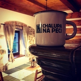 Šumavská chalupa - kachlová kamna - Nová Pec