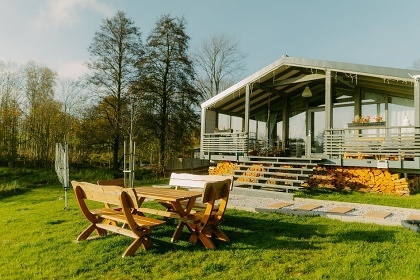 Chata s wellness - v�hledy na Lu�ick� hory