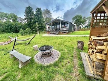 Chata s wellness - v�hledy na Lu�ick� hory