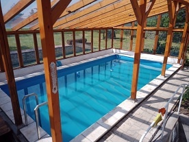 Nov� objekt: Chalupa baz�n a sauna - Fajnpark Chlumec n. C. 1C-119