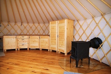 Glamping Kozlovec - Jurta Orlick� podh��� - Skuhrov