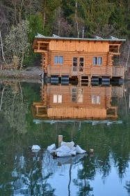 Glamping chata na vod� s wellness - ji�n� �echy