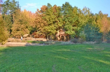 Glamping chata na vod� s wellness - ji�n� �echy