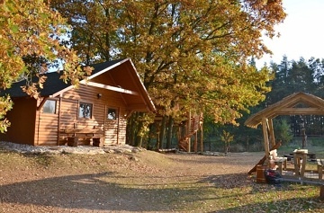 Glamping chata na vod� s wellness - ji�n� �echy