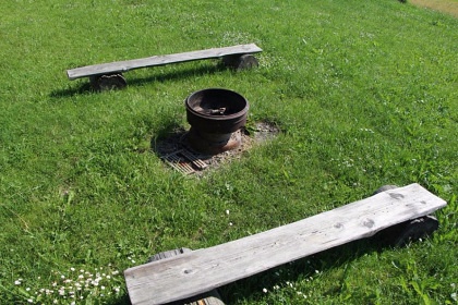 Chata samota u rybníka - loďka, koupání a rybaření