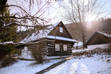 Chalupy Roubená a Zděná - Beskydy - Krásná