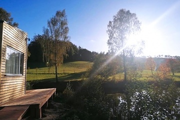 Glamping na samot u rybnka - esk vcarsko