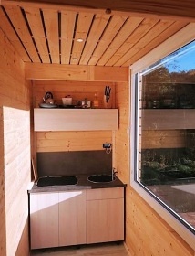 Glamping Mikulovice - Tiny House u rybnka