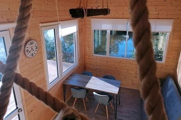 Glamping Mikulovice - Tiny House u rybnka