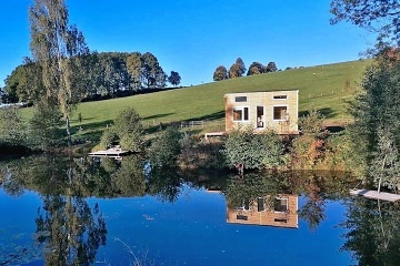 Glamping na samotě u rybníka - České Švýcarsko