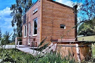 Glamping Mikulovice - Tiny House u rybnka