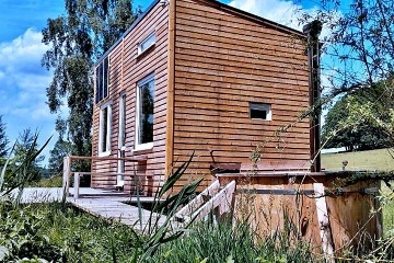 Glamping Mikulášovice - Tiny House u rybníka