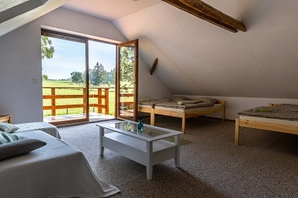 Stylov� chalupa s baz�nem a wellness - Vyso�ina