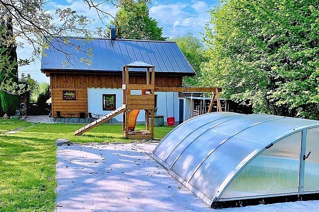 Chalupa s bazénem - Rejvíz - Rychlebské stezky