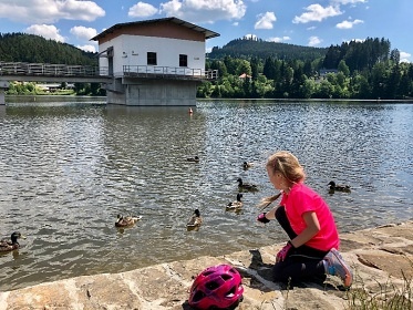 Chata Beskydy - Radhošť - přehrada Horní Bečva