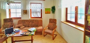 Chalupa s baz�nem - hrad Lipnice nad S�zavou