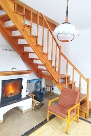 Chalupa s baz�nem - hrad Lipnice nad S�zavou