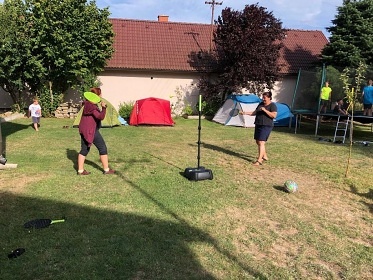 Chalupa s baz�nem - hrad Lipnice nad S�zavou