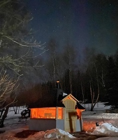 Rodinn� chata se saunou - Kru�n� hory - Bo�� Dar