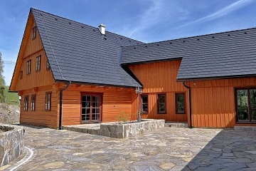 Luxusní Roubenka - vnitřní bazén - Domašov