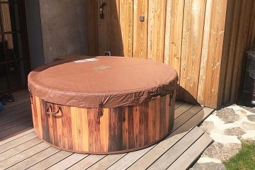 Chalupa Červená Voda - wellness a koupací jezírko
