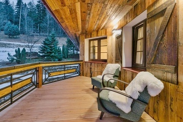 Chalupa u Ond�ejn�ku - baz�n a sauna - Lys� hora