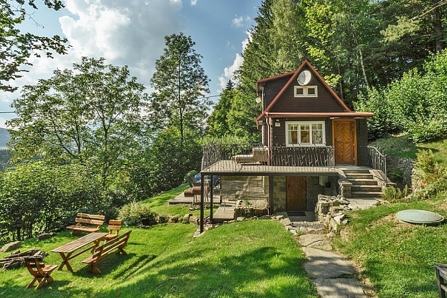 Chata se saunou - Lys� hora - Malenovice - Beskydy