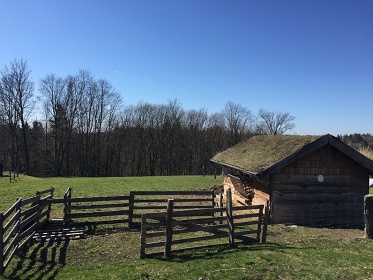 Polorouben� chalupa s baz�nem - Orlick� hory