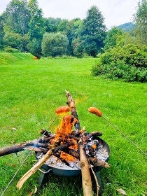 Chalupa s v��ivkou a rybn�kem - Rozhledna Bukovka