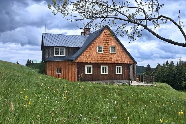 Chalupa se saunou - P�nkav�� vrch - Krkono�e