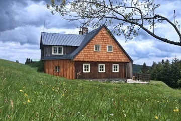 Chalupa se saunou - P�nkav�� vrch - Krkono�e