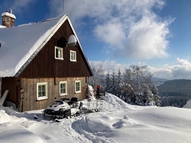 Chalupa se saunou - P�nkav�� vrch - Krkono�e