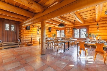 Srubová chata s wellness terasou - Slapská přehrada