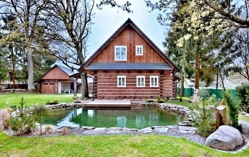 Roubenka ���rsk� vrchy - sauna a koupac� jez�rko