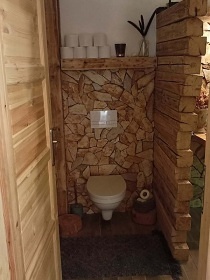 Wellness chatička Těšíkov - bazén a sauna