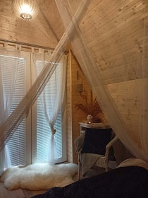 Wellness chatička Těšíkov - bazén a sauna