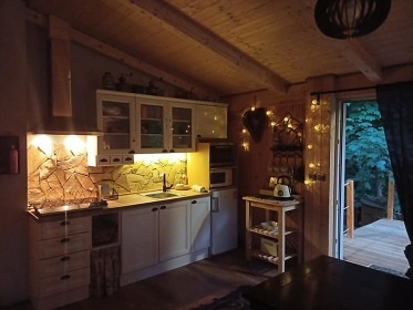 Wellness chatička Těšíkov - bazén a sauna