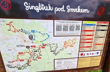 Chata u singltreku - Nové Město pod Smrkem