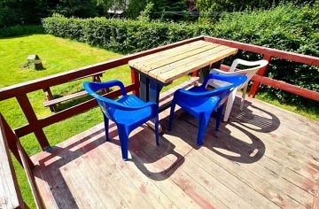 Glamping u koupaliště - maringotka Jizerské hory