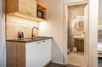 Chata koupací jezírko a sauna - apartmány Jeseníky