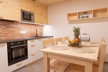Chata koupací jezírko a sauna - apartmány Jeseníky