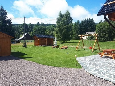 Roubenka Orlické hory - sauna a kachlová kamna