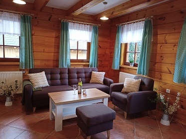 Roubenka Orlické hory - sauna a kachlová kamna