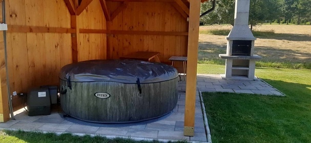 Roubenka Orlické hory - sauna a kachlová kamna