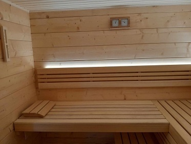 Roubenka Orlické hory - sauna a kachlová kamna