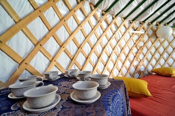 Jurty v Sadu - Glamping Štolmíř - Český Brod