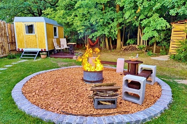 Glamping u lesa - Jihočeská maringotka - Třeboňsko