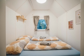 Glamping koupací jezírko a wellness - jižní Morava