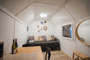 Glamping koupací jezírko a wellness - jižní Morava